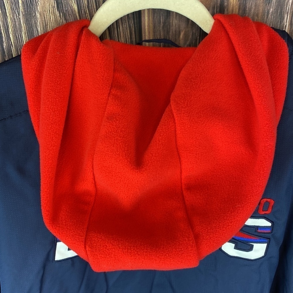 Official NFL Buffalo Bills ‘On Field’ Fleece Lined Hooded Polyester Jacket- 2XL - Picture 8 of 12